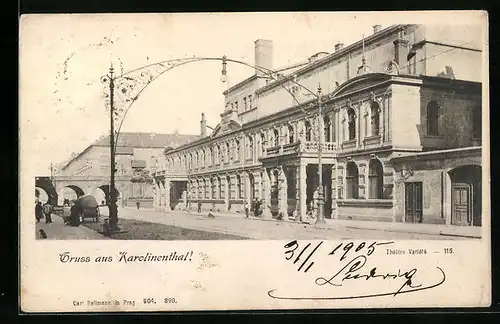 AK Prag-Karolinenthal, Théâtre Variété
