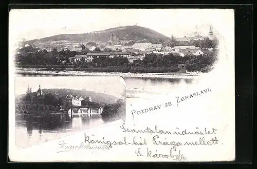 AK Prag / Praha-Zbraslav, Teilansicht