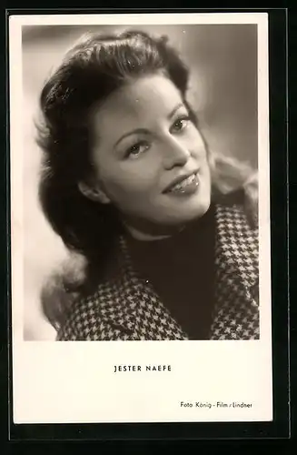 AK Schauspielerin Jester Naefe in dem Film Die kleine Stadt will schlafen gehen