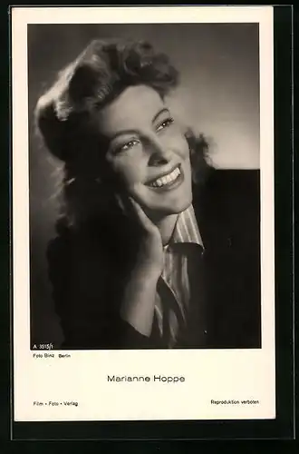 AK Schauspielerin Marianne Hoppe