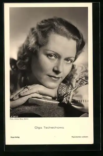 AK Schauspielerin Olga Tschechowa