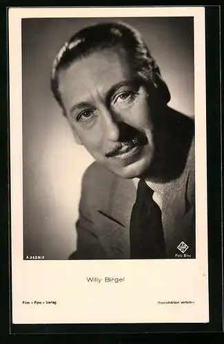 AK Schauspieler Willy Birgel