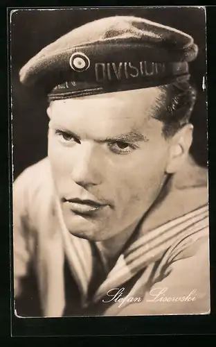 AK Schauspieler Stefan Lisewski in das Lied der Matrosen