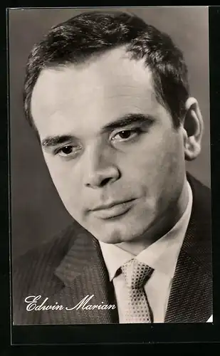 AK Schauspieler Edwin Marian mit bedrücktem Blick