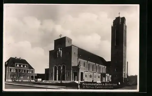 AK Friedrichshafen /Bodensee, St. Petrus-Canisiuskirche