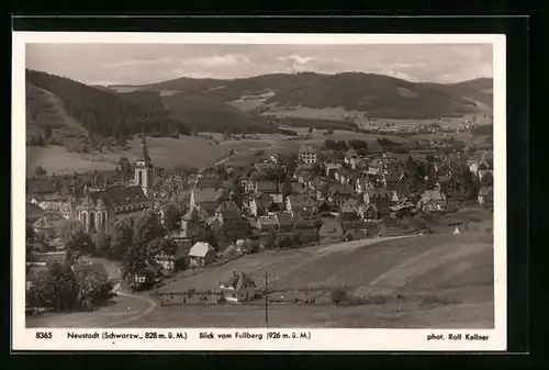 AK Neustadt /Schwarzwald, Blick vom Fullberg