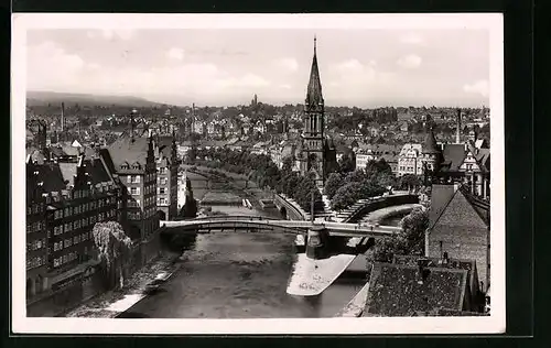 AK Pforzheim, Zusammenfluss von Enz und Nagold