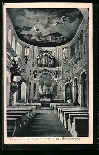 AK Hubertusburg, Inneres der Katholischen Kirche