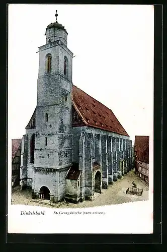AK Dinkelsbühl, St. Georgskirche, erbaut 1499
