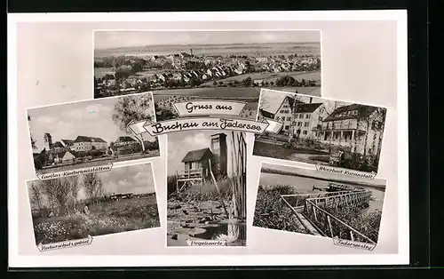 AK Buchau a. Federsee, Caritas-Kinderheilstätten, Kuranstalt, Vogelwarte