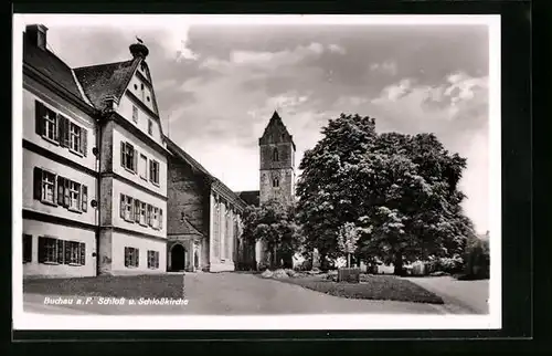 AK Buchau a. F., Schloss und Schlosskirche