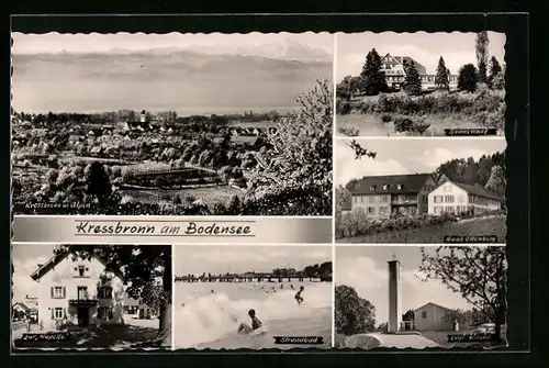 AK Kressbronn /Bodensee, Haus Ottenberg, Sonnenhof, Gasthaus zur Kapelle