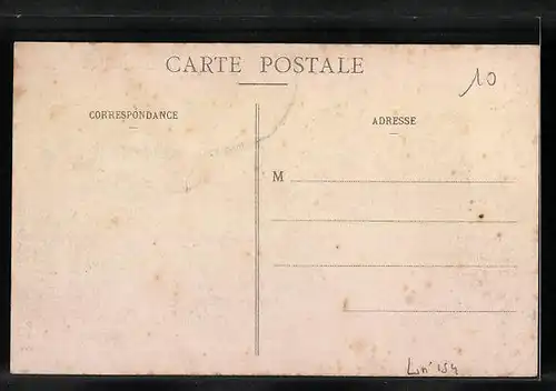 AK Bourges, Place Cujas, Strassenbahn