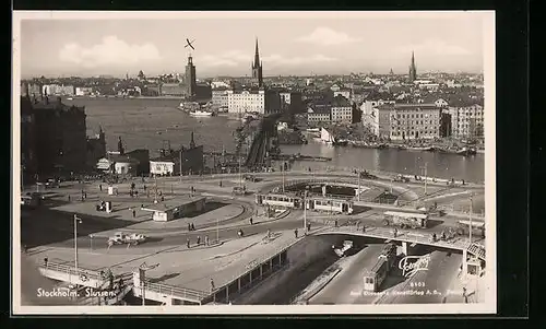 AK Stockholm, Slussen, Strassenbahn