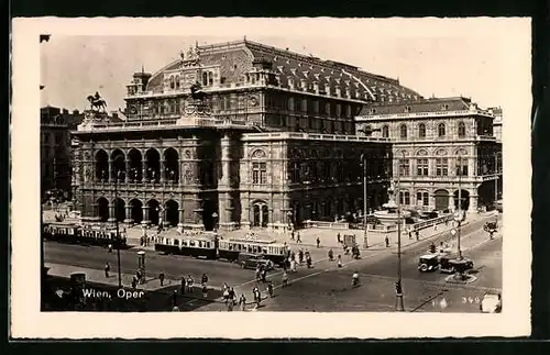 AK Wien, Oper, Strassenbahn