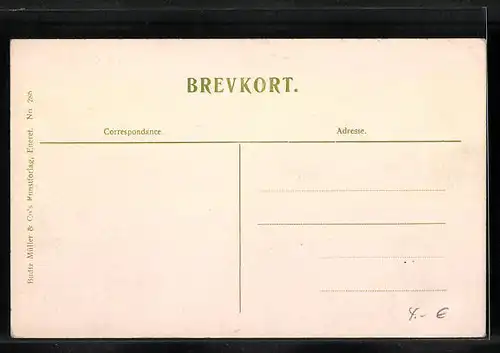 AK Kobenhaven, Thorvaldsens Museum, Strassenbahn