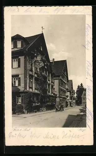 AK Freudenstadt, Hotel Post von Wilhelm Luz