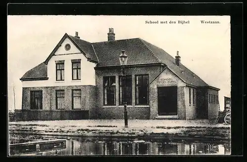 AK Westzaan, School met den Bijbel