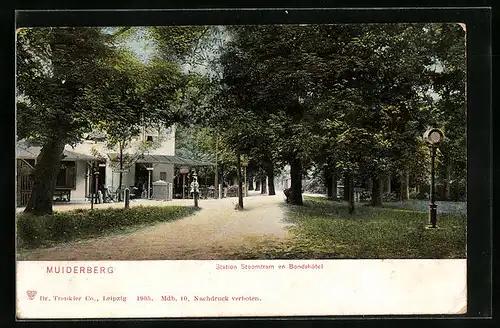 AK Muiderberg, Station Stoomtram en Bondshotel