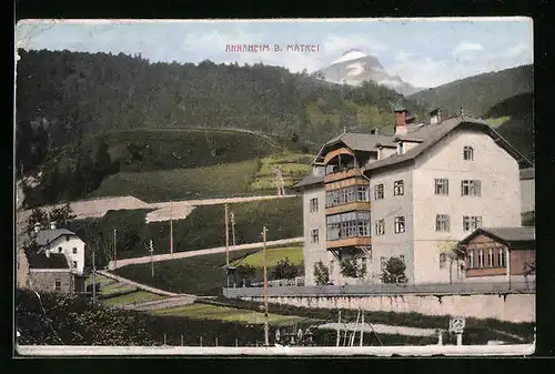 AK Annaheim bei Matrei, Ortspartie mit Waldlandschaft