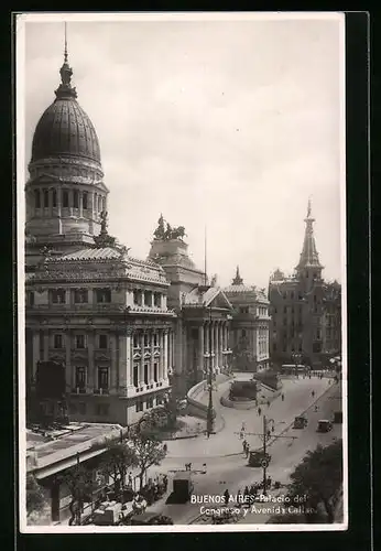 AK Buenos Aires, Palacio del Congreso y Avenida Callao