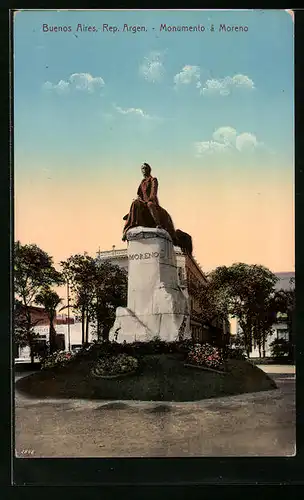 AK Buenos Aires, Monumento á Moreno