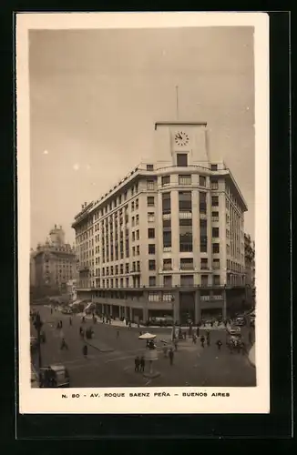 AK Buenos Aires, Av. Roque Saenz Pena