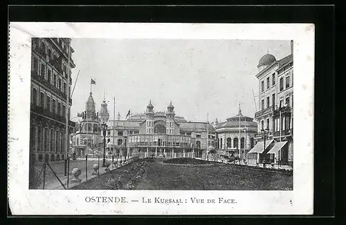 AK Ostende, Le Kursaal: Vue de Face