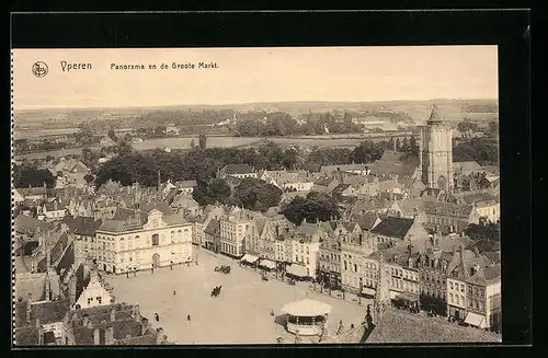 AK Yperen, Panorama en de Groote Markt