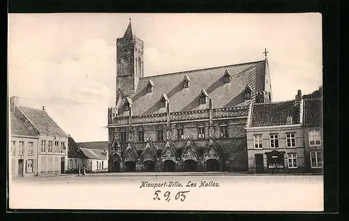 AK Nieuport-Ville, Les Halles