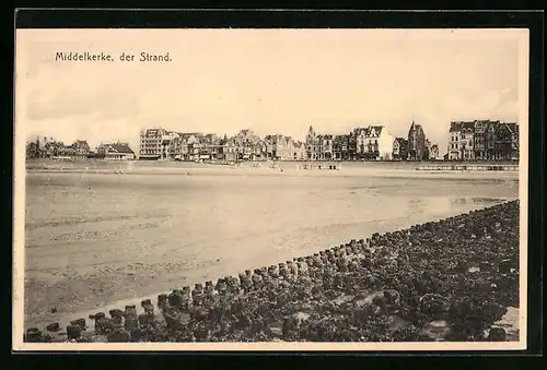 AK Middelkerke, der Strand