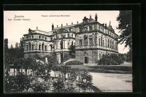 AK Dresden, Palais im Kgl. Grossen Garten
