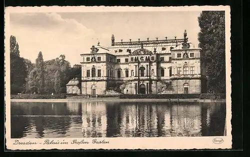 AK Dresden, Palais im Grossen Garten