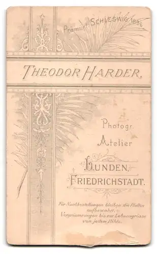 Fotografie Theodor Harder, Lunden, Bürgerlicher Herr mit Vollbart