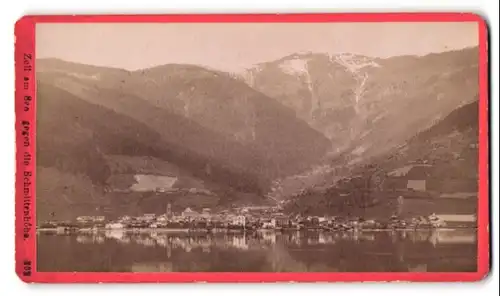 Fotografie Würthle & Spinnhirn, Salzburg, Ansicht Zell am See, Blick auf den Ort mit Schmittenhöhe