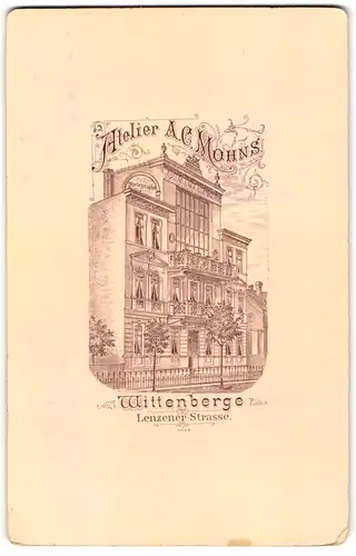 Fotografie A. C. Mohns, Wittenberge, Lenzener Str., Ansicht Wittenberge, Blick auf das Ateliersgebäude