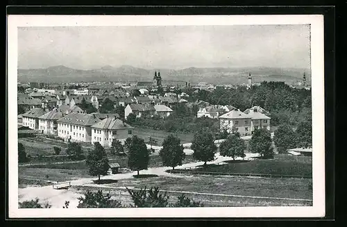 AK Uh. Hradiste, Ortsansicht mit Kirchen