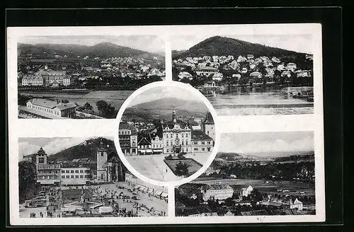 AK Beraun / Beroun, verschiedene Ansichten