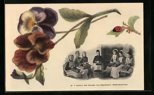 AK Neerbosch, In`t Hoekje der Keuken van Neerbosch Weesinrichting