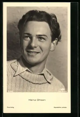 AK Schauspieler Heinz Ohlsen lächelt
