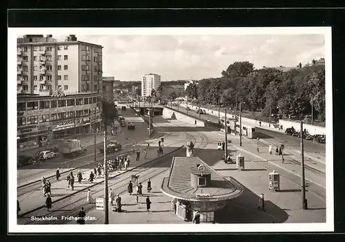 AK Stockholm, Fridhemsplan, Strassenbahn