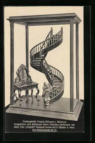 AK Modellbau, Freitragende Treppe von Hermann Wecken