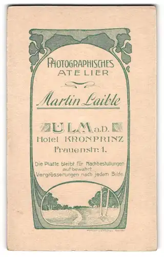 Fotografie Martin Laible, Ulm a. D., Frauenstr. 1, Naturlandschaft im Jugendstil