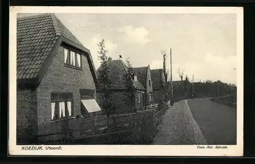 AK Koedijk, Strasse im Ort