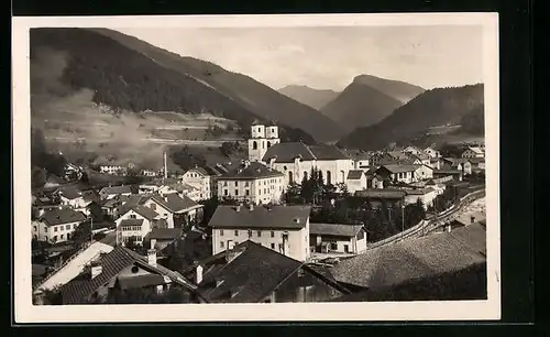 AK Steinach am Brenner, Ortsansicht mit Kirche