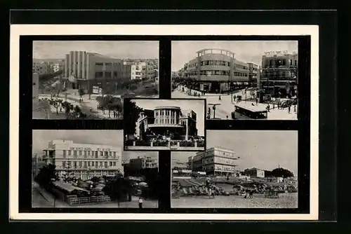 AK Tel-Aviv, San Remo Hotel, Gebäudeansichten