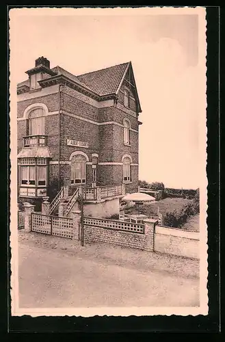 AK La Panne, Pension Albert-Elisabeth, 4, Avenue Léopold II