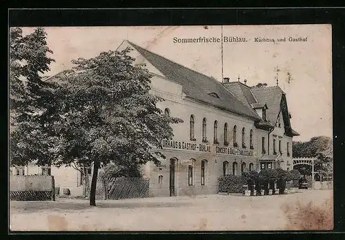 AK Dresden-Bühlau, Kur- und Gasthaus Bühlau