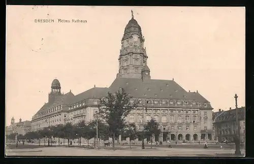 AK Dresden, Neues Rathaus