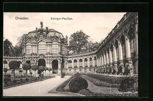 AK Dresden, Zwinger-Pavillon